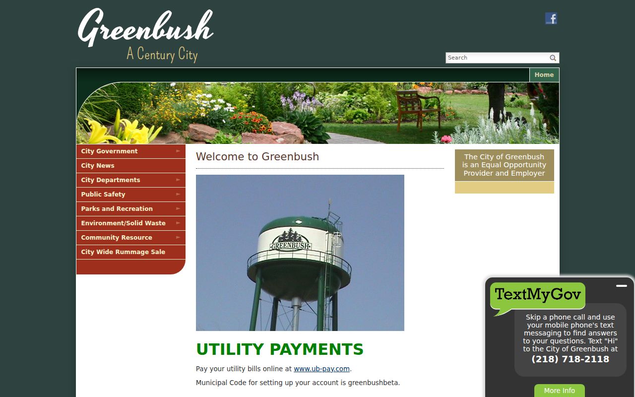 Greenbush court docket city information source for municipal notices and records
